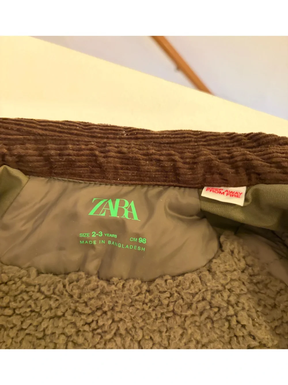 Zara kids raincoat